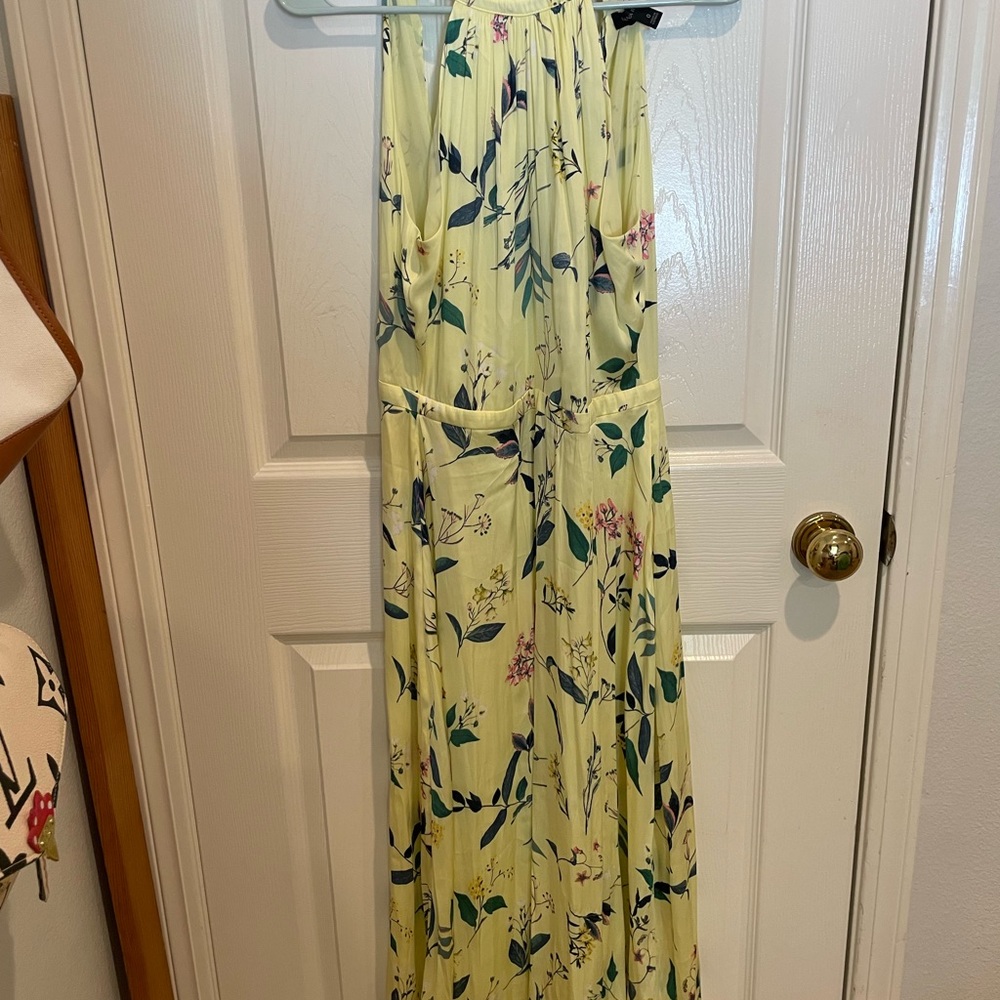 Banana republic halter floral dress